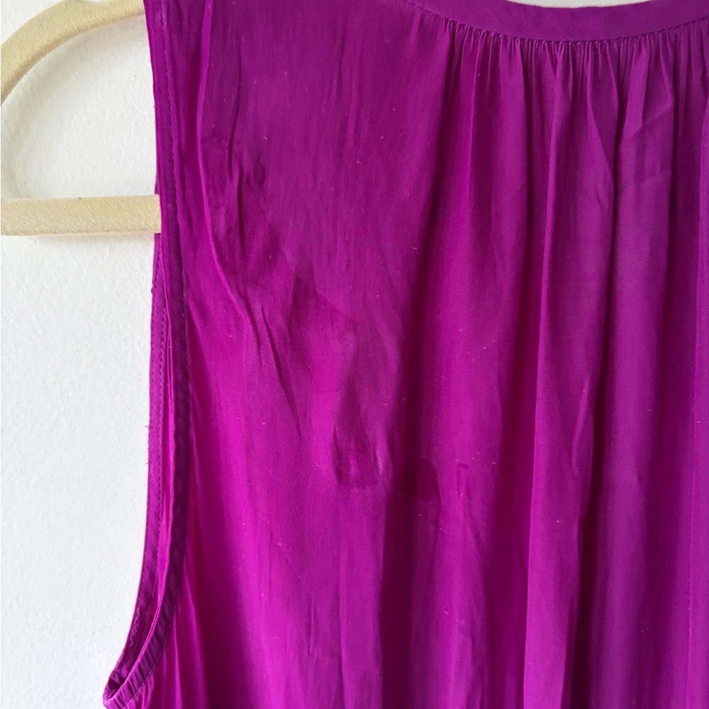 RAMY BROOK Hadley Purple Tiered Dress Size Medium - Picture 9 of 11